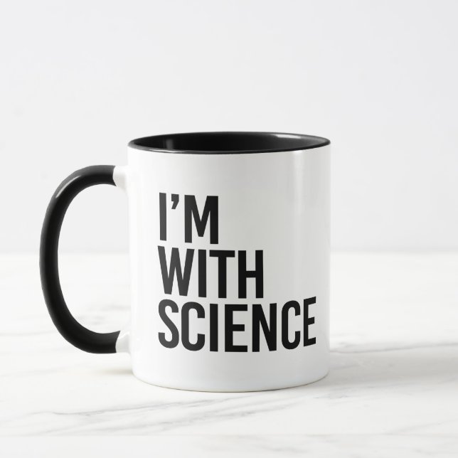 Mug Je suis avec Science (Gauche)