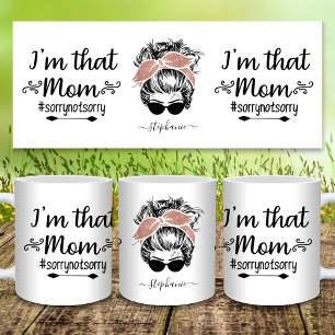 Mug Je suis cette maman drôle de Parties scintillant d