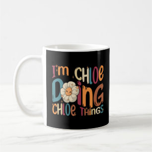 Mug Je suis Chloe Faire Chloe Choses Super Retro Chloe