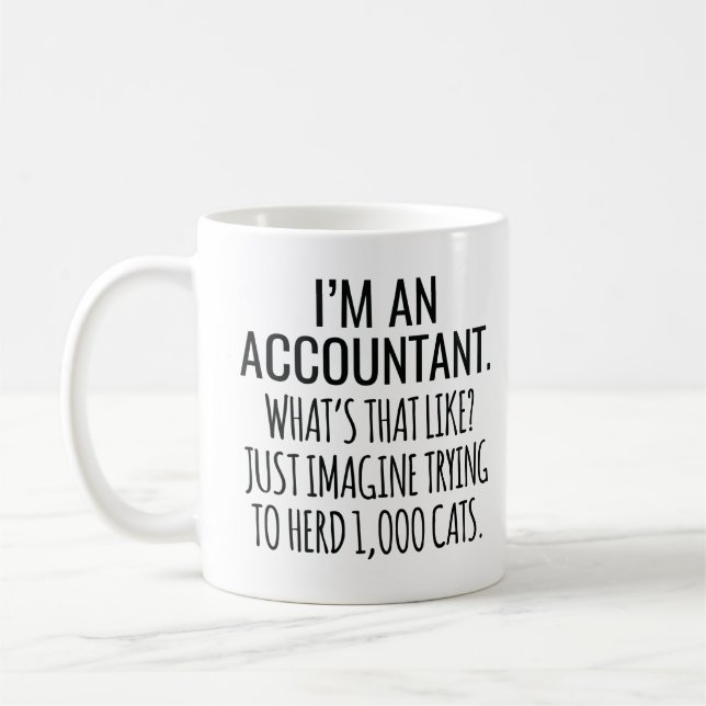 Mug Je suis comptable à quoi ça ressemble (Gauche)