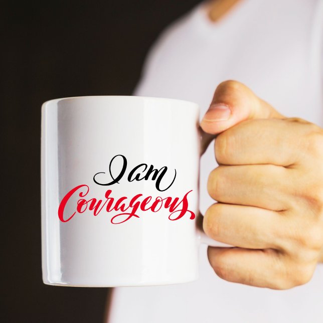 Mug Je Suis Courageux (Créateur téléchargé)