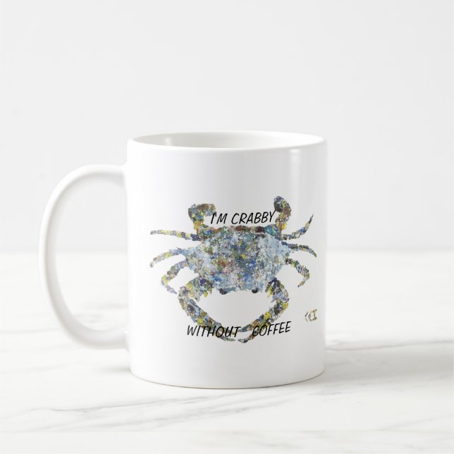 Mug Je suis Crabby sans café (Gauche)