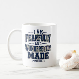 Mug Je suis craintivement et merveilleusement fait