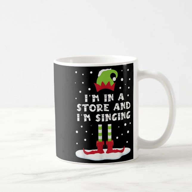 Mug Je suis dans un magasin et je chante Elf Matching  (Droite)