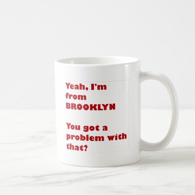 Mug Je suis de Brooklyn (Droite)