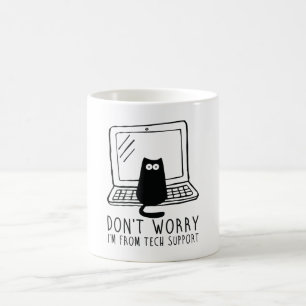 Mug Je suis de support technique