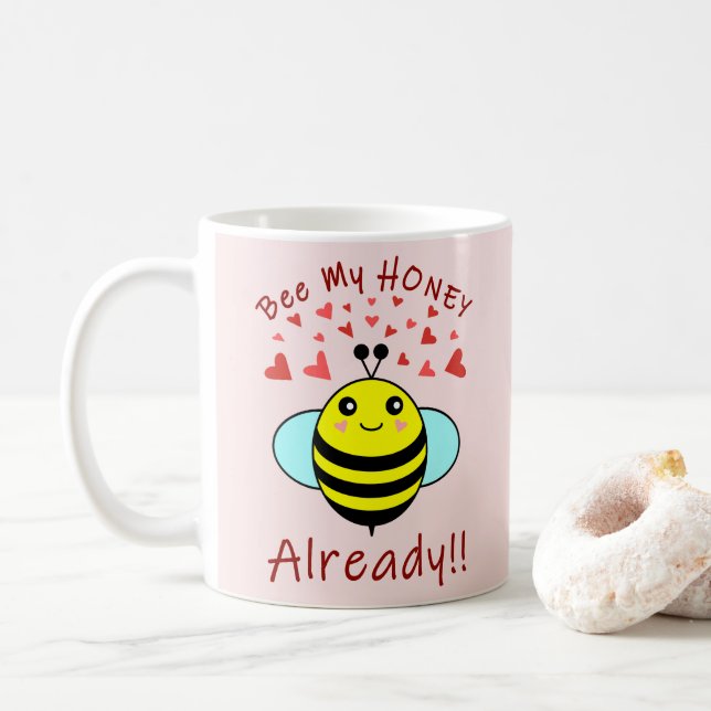 Mug JE SUIS DÉJÀ MIEUX ! ! Abee mignonne (Avec donut)