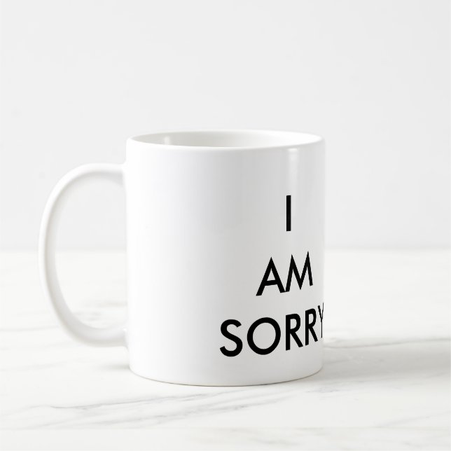 MUG JE SUIS DÉSOLÉ (Gauche)