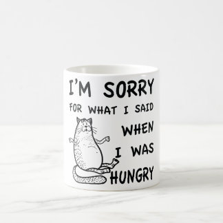 Mug Je suis désolé pour ce que j'ai dit quand j'étais