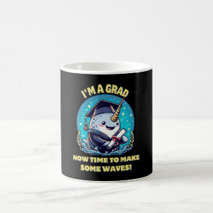 Mug Je suis diplômé d'une licorne de mer ! Maintenant,