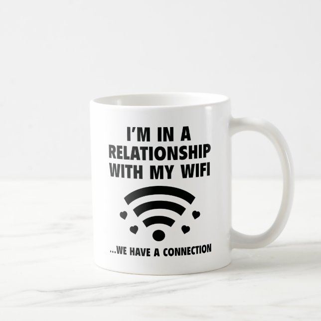 Mug Je suis en relation (Droite)
