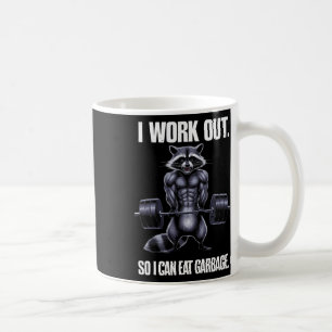 Mug Je Suis En Train De Manger Garbage Gym Raccoon Lif