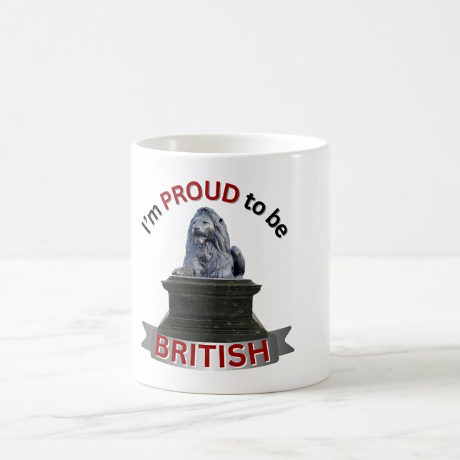 Mug Je suis fier d'être britannique (Centre)