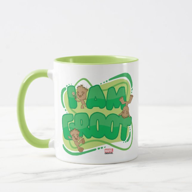 Mug Je Suis Groot Character Art Text (Gauche)