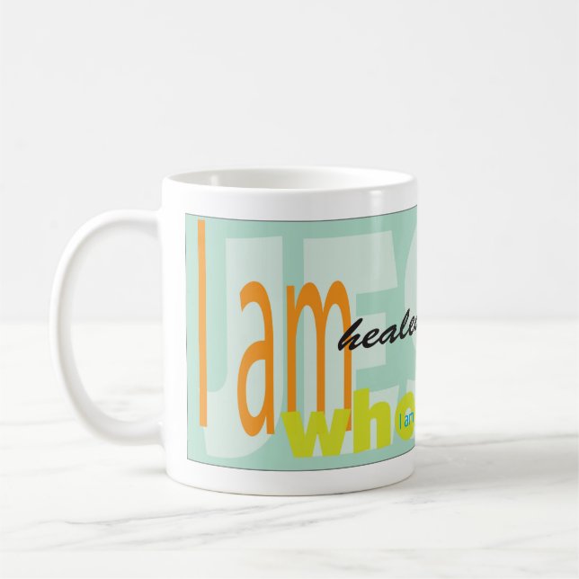 Mug Je suis guéri, je suis entier, je suis libre, je (Gauche)