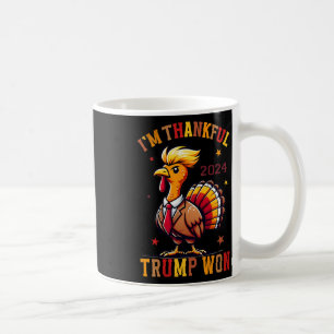 Mug Je suis heureux que Trump ait gagné en 2024 et qu'