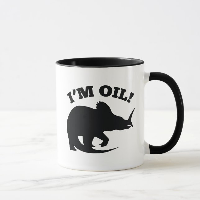 Mug Je suis Huile ! (Droite)