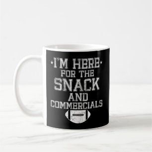 Mug Je Suis Ici Pour Le Snack Et Les Publicités Footba