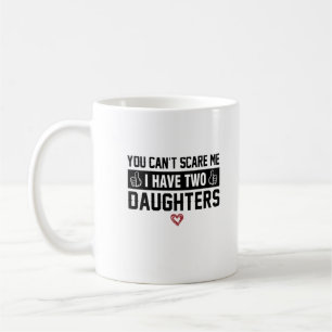 Mug Je suis immunisée contre la peur avec deux filles