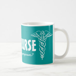Mug Je suis infirmière quelle est votre superpuissance