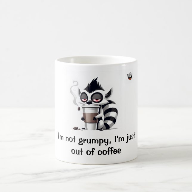 Mug Je suis juste à court de café (Centre)