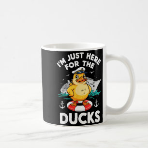 Mug Je suis juste ici pour la croisière pour les canar