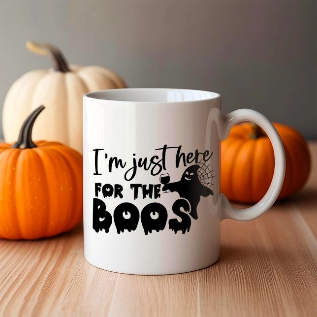 Mug Je suis juste ici pour les livres (Créateur téléchargé)
