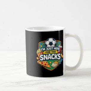 Mug Je suis juste ici pour les snacks Footll Fan Mat