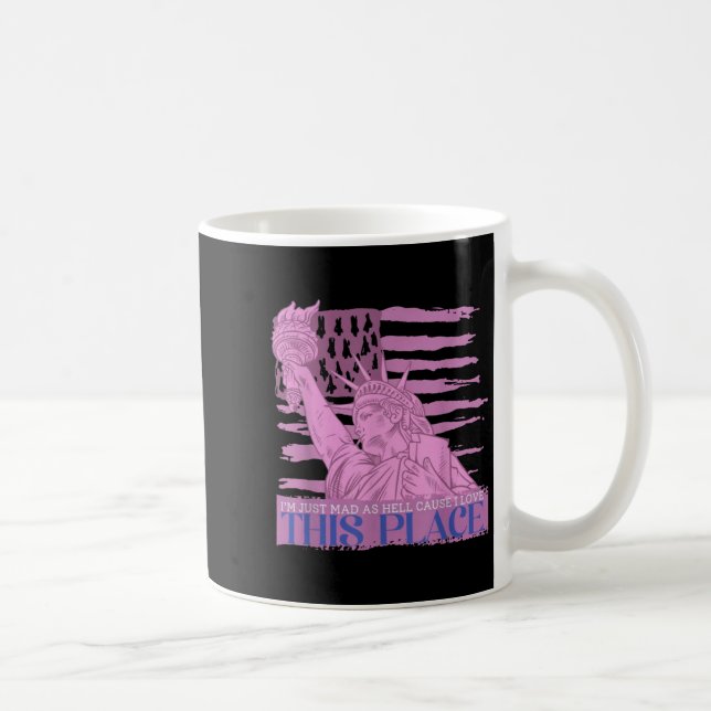 Mug Je Suis Juste Mal Comme Enfer Parce Que J'Ai Aimé  (Droite)
