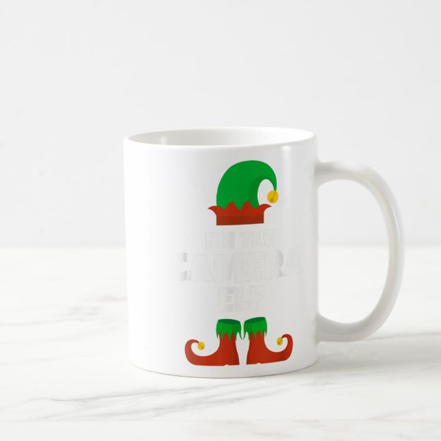 Mug Je suis La Caméra Elf Famille Pyjama Christmas Man (Droite)
