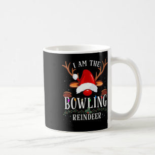 Mug Je Suis La Famille De Noël De Bowling Reindeer