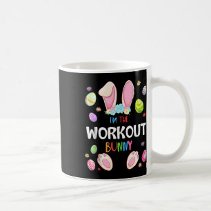 Mug Je suis la fête de Pâques de lapin de Workout tenu
