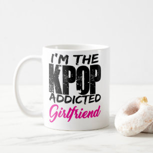 Mug Je suis l'amie dépendante de KPOP - couplez la
