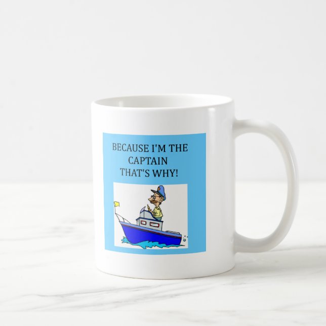 Mug je suis le capitaine (Droite)