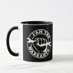 Mug Je suis le grand-père de la garantie, mécanicien, 