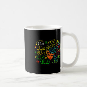 Mug Je suis le mois de l'histoire des Noirs Loc'd Girl