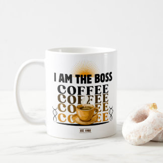 Mug Je suis le patron Café