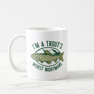 Mug Je suis le pire cauchemar de la truite