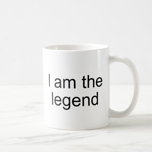 Mug Je suis le produit de fonctionnaire de légende (Droite)