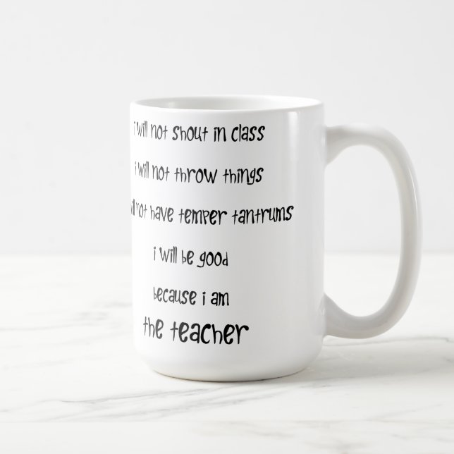 Mug Je suis le professeur ! (Droite)
