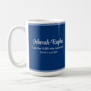 Mug Je suis le Seigneur qui vous guérit Bible Verse Bl