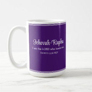 Mug Je suis le Seigneur qui vous guérit Bible Verse Pu