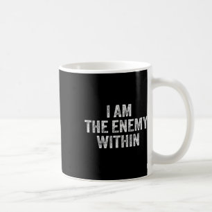 Mug Je suis l'ennemi intérieur Pun Vote Trump 2024 Éle
