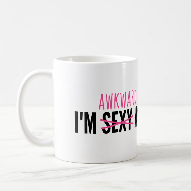 Mug Je suis maladroit et je suis bien avec lui (Gauche)