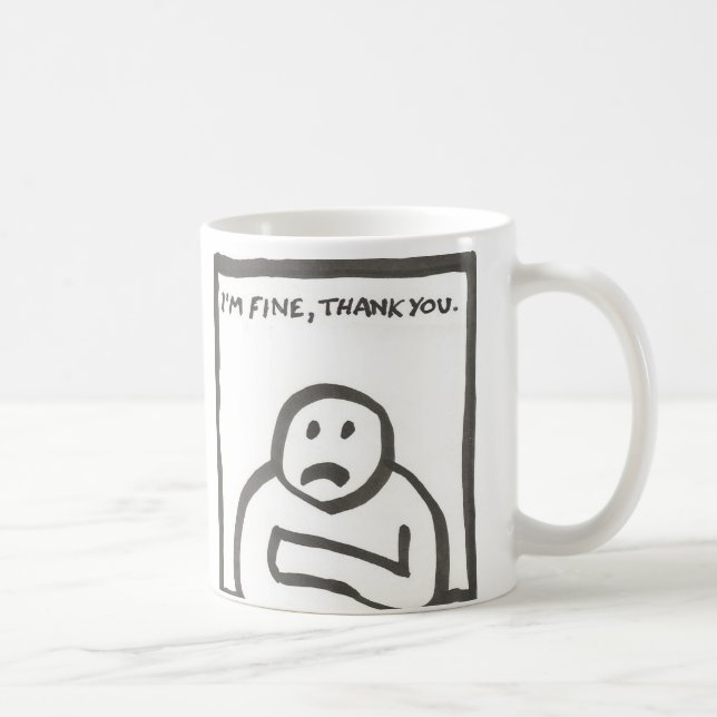 Mug Je suis Merci fin (Droite)