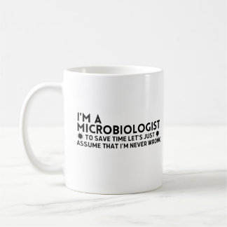 Mug Je suis Microbiologiste pour gagner du temps Suppo