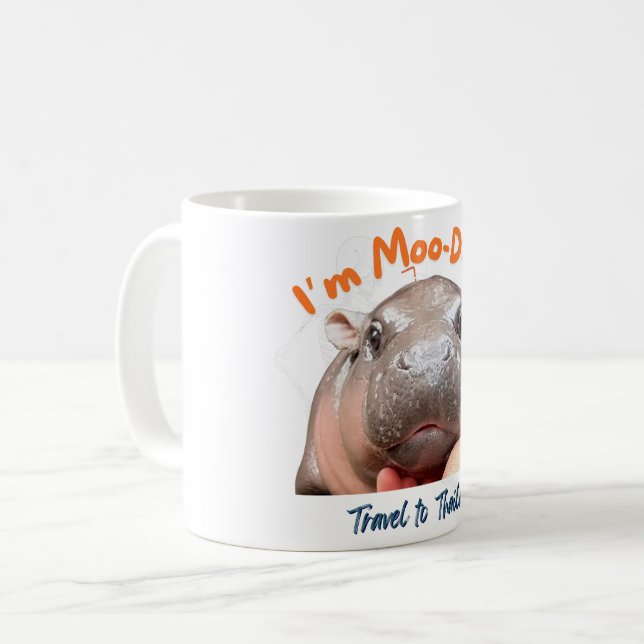 Mug Je suis Moo Deng de Thaïlande (Devant gauche)