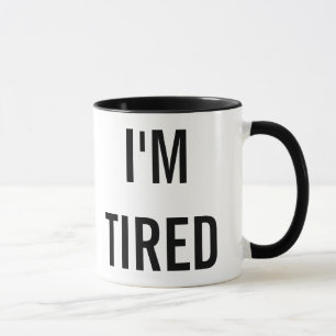 Mug Je suis nouveau cadeau fatigué de parent