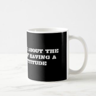 Mug Je suis optimiste au sujet de la possibilité de…