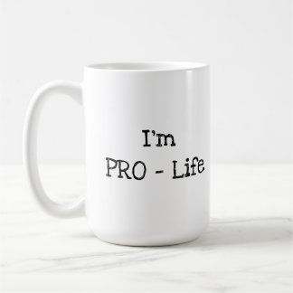Mug Je suis pour la vie
